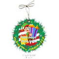 Elf Gift Shop Wreath Ornament (8 Sq. In.)